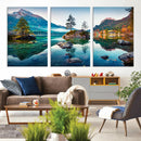 Crystal Clear Lake Wall Art | Mountains Wall Art Canvas | 3 by MyGreatCanvas | Canvas Wall Art Prints | Photo Prints & Wall Decor