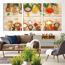 Kitchen Spice on the Table Wall Art, Kitchen Spice Wall Art by MyGreatCanvas | Canvas Wall Art Prints | Photo Prints & Wall Decor