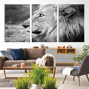 Lion Wall Art Canvas Print – Framed Majestic Wildlife by MyGreatCanvas | Canvas Wall Art Prints | Photo Prints & Wall Decor