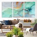 Colorful Marble Fluid Effect Canvas Wall Art Print by MyGreatCanvas | Canvas Wall Art Prints | Photo Prints & Wall Decor