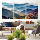 Mountains Forest Autumn Wall Art Canvas Print by MyGreatCanvas | Canvas Wall Art Prints | Photo Prints & Wall Decor