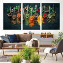 Colorful Spices Canvas Wall Art – Vibrant Kitchen Decor by MyGreatCanvas | Canvas Wall Art Prints | Photo Prints & Wall Decor