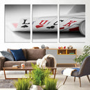 Framed Luck Poker Cards Canvas – Modern Triptych Wall Art,