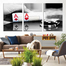 Aces Poker Art Poker Game Wall Art Canvas Print by MyGreatCanvas | Canvas Wall Art Prints | Photo Prints & Wall Decor