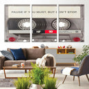 Music Cassette Iconic Wall Art Canvas Print by MyGreatCanvas | Canvas Wall Art Prints | Photo Prints & Wall Decor