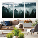 Captivating Misty Forest Wall Art Canvas, Premium Canvas by MyGreatCanvas | Canvas Wall Art Prints | Photo Prints & Wall Decor