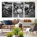 American Football Wall Art Canvas Print Framed Stadium Sport