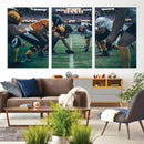 American Football Playing Wall Art Canvas Print by MyGreatCanvas | Canvas Wall Art Prints | Photo Prints & Wall Decor