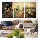 Last Supper Wall Art Canvas Print, Framed Jesus Painting Art