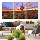 Arizona Desert Wall Art Canvas Print - Framed Deser Sunset by MyGreatCanvas | Canvas Wall Art Prints | Photo Prints & Wall Decor