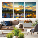 Grand Teton Park Sunrise Wall Art – Vibrant Landscape Canvas by MyGreatCanvas | Canvas Wall Art Prints | Photo Prints & Wall Decor
