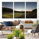 Oregon Ducks Football Team Print - Eugene Autzen Stadium