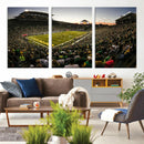 Oregon Stadium Canvas Wall Art - Captivating Game Day Scene