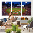 St. Louis Cardinals Baseball Team Print - Busch Stadium Wall