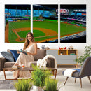 Miami Marlins Baseball Team Print - Miami LoanDepot Park