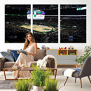 Milwaukee Bucks Basketball Print - Fiserv Forum Stadium Wall