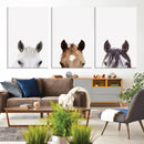 Horse Prints Set, Set of 3 Horse Wall Art, Horses Portraits, by MyGreatCanvas | Canvas Wall Art Prints | Photo Prints & Wall Decor