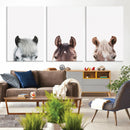 Horse Wall Art - Minimalist Horse Triptych Wall Art – Modern by MyGreatCanvas | Canvas Wall Art Prints | Photo Prints & Wall Decor