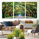 Serene Tree Tunnel Wall Art Canvas Print – Pathway Under by MyGreatCanvas | Canvas Wall Art Prints | Photo Prints & Wall Decor