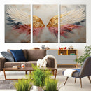 Golden Angel Wings Wall Art Canvas Print – Stunning Abstract by MyGreatCanvas | Canvas Wall Art Prints | Photo Prints & Wall Decor