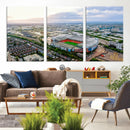 Old Trafford Manchester United Stadium Wall Art Canvas Print