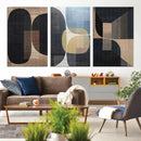 Minimalist Wabi Sabi Abstract Geometric Wall Art Canvas