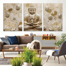 Serene Buddha Wall Art | Yoga Room Decor and Meditation Wall