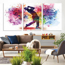 Colorful Golfer Swing Wall Art Canvas Print - Ready to Hang, by MyGreatCanvas | Canvas Wall Art Prints | Photo Prints & Wall Decor