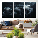 Jellyfish Wall Art Canvas Print, Elegant Wall Decor