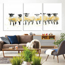 Farmhouse Wall Art Sheep Print | Ready to Hang Framed Canvas by MyGreatCanvas | Canvas Wall Art Prints | Photo Prints & Wall Decor