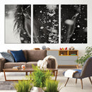 Winter Horse Snow Wall Art Canvas Print
