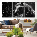 Winter Horse Wall Art | Black and White Horse Print | Ready by MyGreatCanvas | Canvas Wall Art Prints | Photo Prints & Wall Decor