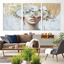 Golden Petal Wall Art - Canvas Print Flower Head Woman by MyGreatCanvas | Canvas Wall Art Prints | Photo Prints & Wall Decor