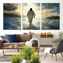 Jesus Walking on Water Wall Art | Canvas Print | Ready to