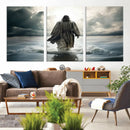 Jesus Walking on Water Wall Art | Canvas Print | Ready to