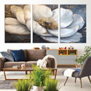 White Magnolia Flower Wall Art Canvas Print | Abstract by MyGreatCanvas | Canvas Wall Art Prints | Photo Prints & Wall Decor