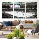 Sharks Arena Blackhawks Sharks Ice Hockey Stadium Wall Art by MyGreatCanvas | Canvas Wall Art Prints | Photo Prints & Wall Decor