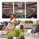 United Center Chicago Bulls Stadium Wall Art Canvas Print