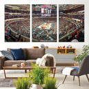 United Center Chicago Bulls Stadium Wall Art Canvas Print