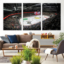 Vaudoise Lausanne Ice Hockey Arena Stadium Wall Art Canvas,