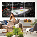 Vaudoise Lausanne Ice Hockey Arena Stadium Wall Art Canvas,
