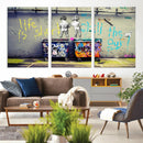 Banksy Life is Short Wall Art - Iconic Graffiti Art on by MyGreatCanvas | Canvas Wall Art Prints | Photo Prints & Wall Decor