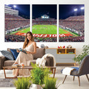 NC State Wolfpack Canvas Print - Raleigh Carter-Finley
