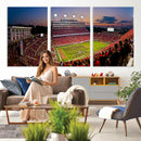 NC State Wolfpack Football Team Print - Raleigh