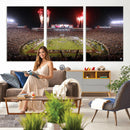 Framed Florida State Seminoles Football Team Print -