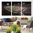 Houston Cougars Football Team Print - Houston TDECU Stadium