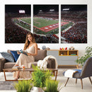 Houston Cougars Football Team Print - Houston TDECU Stadium
