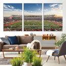 Framed Houston Cougars Football Team Print - Houston TDECU by MyGreatCanvas | Canvas Wall Art Prints | Photo Prints & Wall Decor