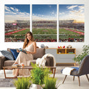 Framed Houston Cougars Football Team Print - Houston TDECU