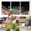 Houston Cougars Football Team Print - Houston TDECU Stadium